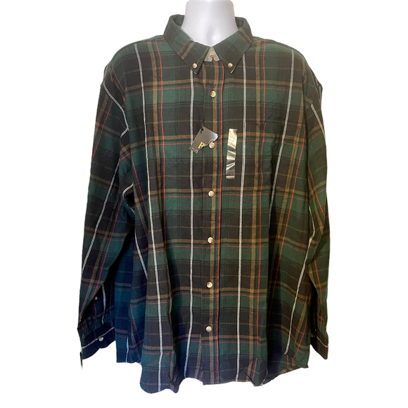 RedHead Ultimate Flannel Long Sleeve Button Down Mens 2XL Shirt 1030:S1324 - Picture 1 of 11